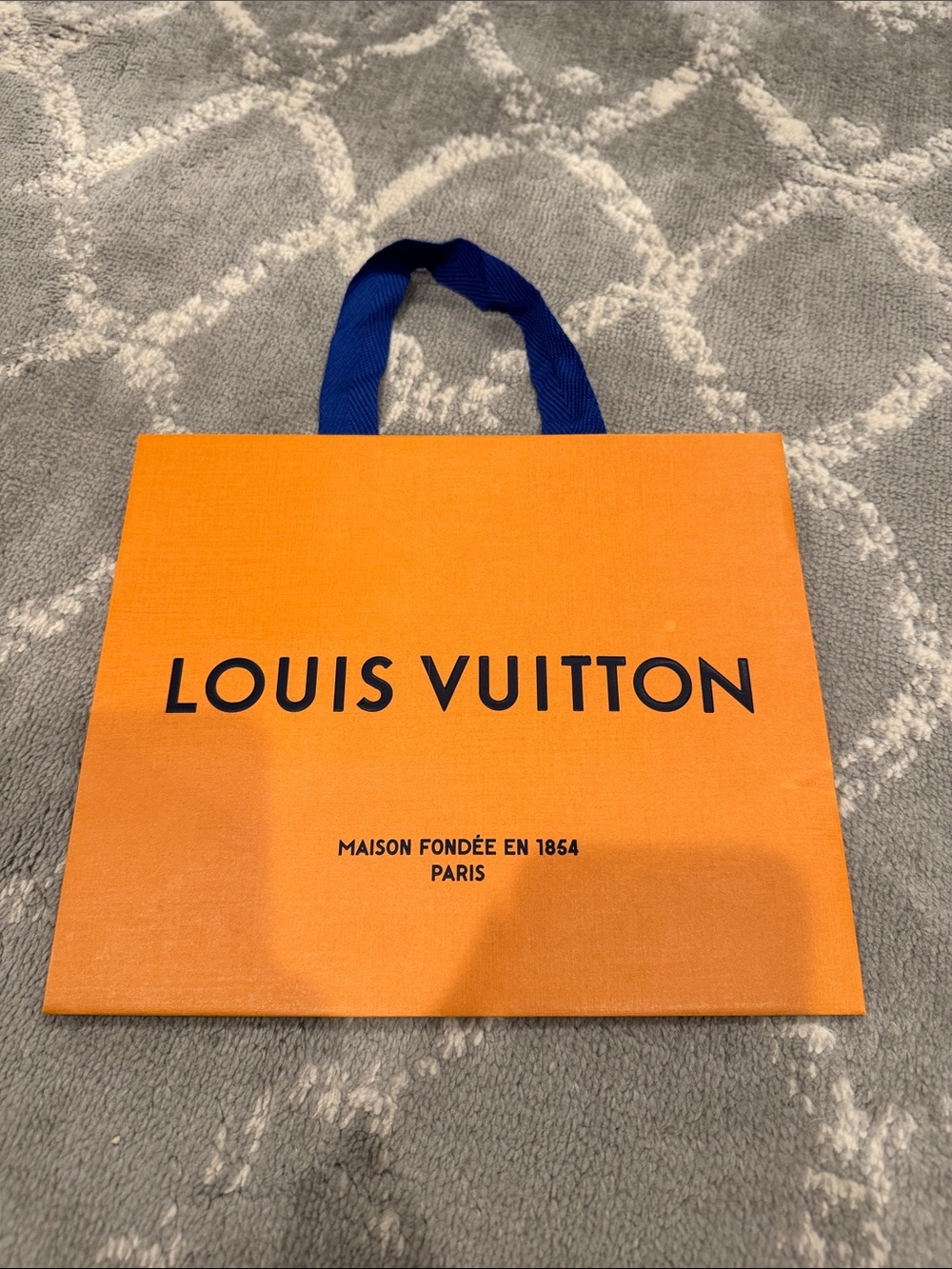 Authentic Louis Vuitton shopping bag